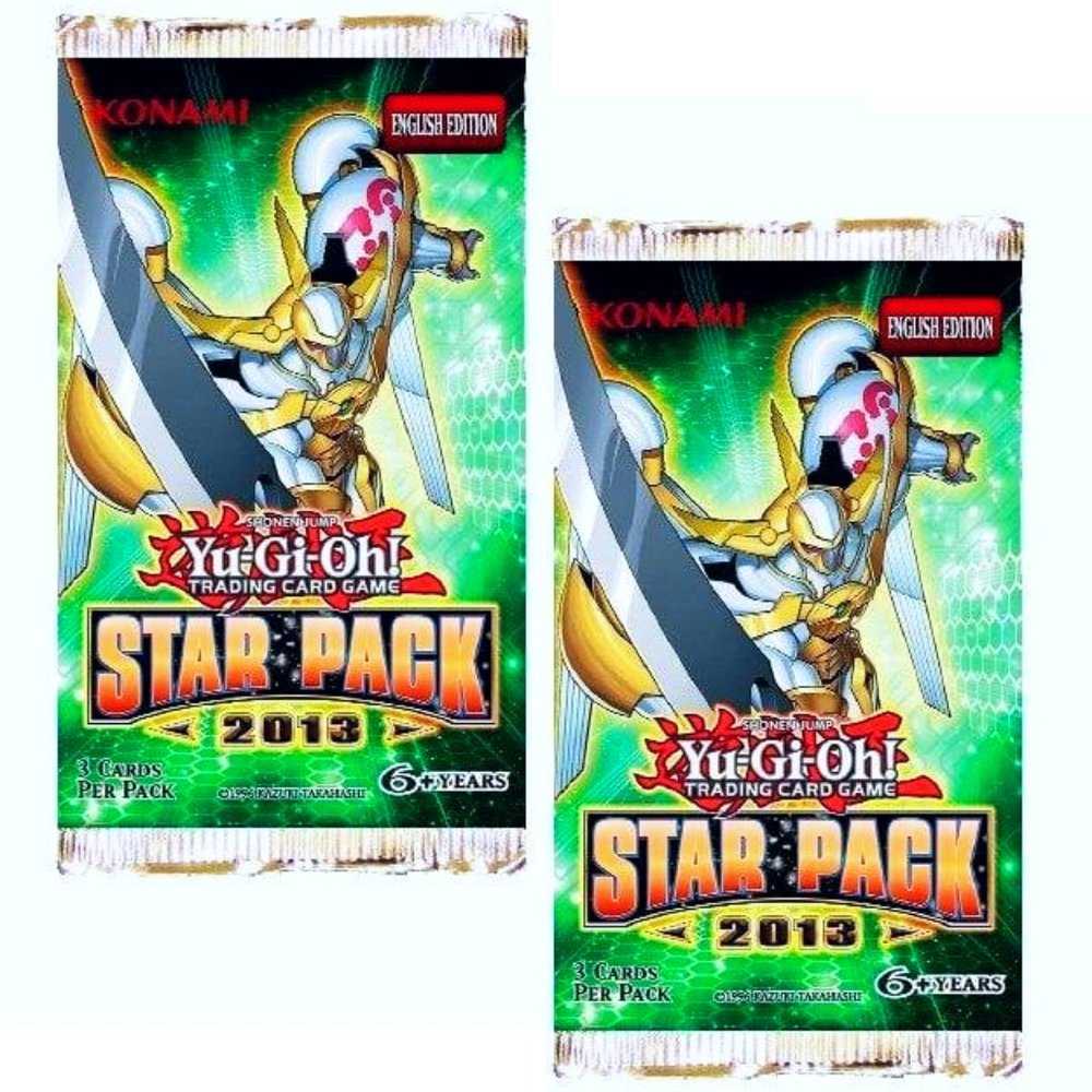 (2)Yu-Gi-Oh! TCG Booster Star Packs **2013** Sealed Packs English Edition Konami